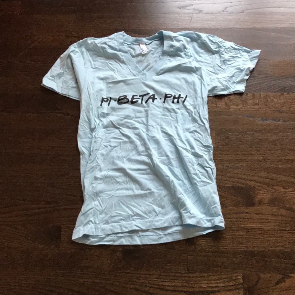 pi beta phi blue recruitment shirt size small